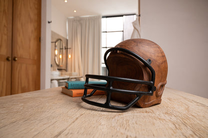 Parota Wooden American Football Helmet