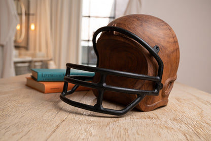 Parota Wooden American Football Helmet