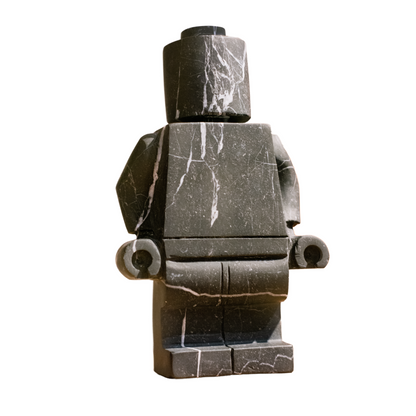 Decorative Lego figure in marble