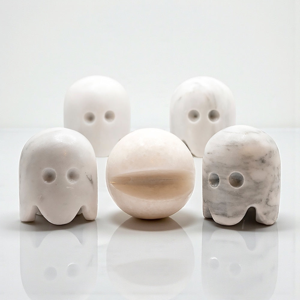 Pacman 5 Piezas Mármol.