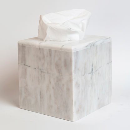 Square Marble Disposable Tissue Holder.