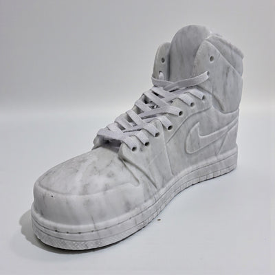 Jordan marble boot tennis shoes.