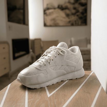 Reebok marble tennis shoes.