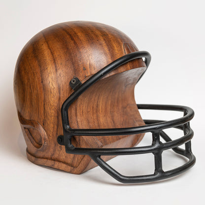 Parota Wooden American Football Helmet