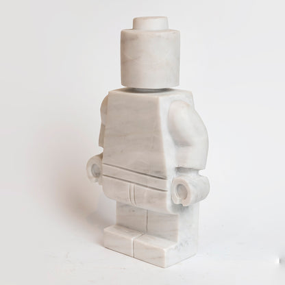 Decorative Lego figure in marble